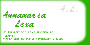 annamaria lexa business card